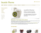 Seattle Responsive Ecommerce Theme - Natural brown &amp; green